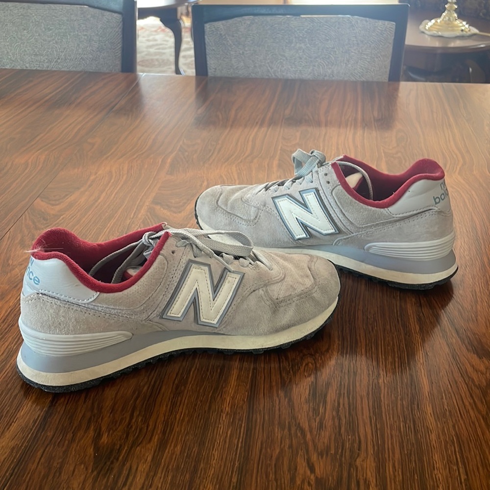 New Balance Sneakers (Blue-grey-red-white)